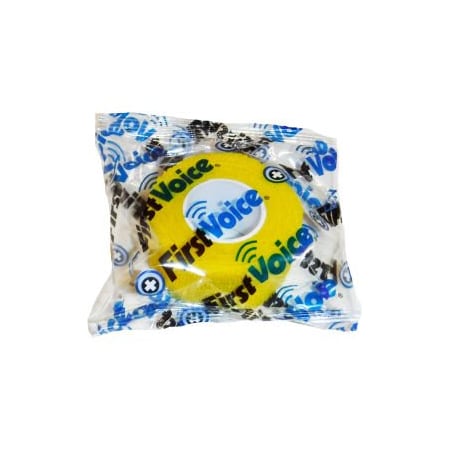 Think Safe First Voice 1in x 5 Yards Self Adhesive Bandage, Non-Latex , Yellow, Pack of 6 TS-3187-6Y